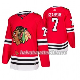 Miesten NHL Chicago Blackhawks Pelipaita Brent Seabrook 7 Adidas 2019-20 Punainen Authentic